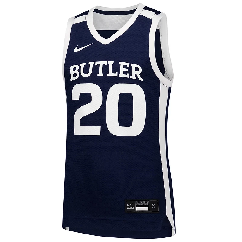Youth Nike 20 Butler Bulldogs Replica Basketball Jersey
