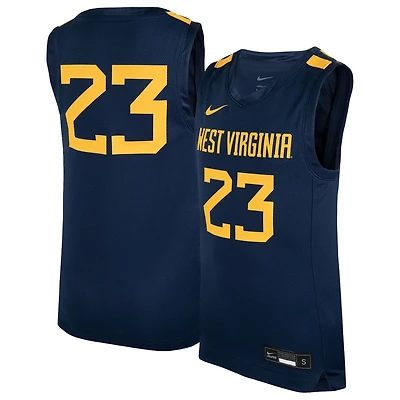 Youth Nike 23 West Virginia Mountaineers Icon Replica Basketball Jersey