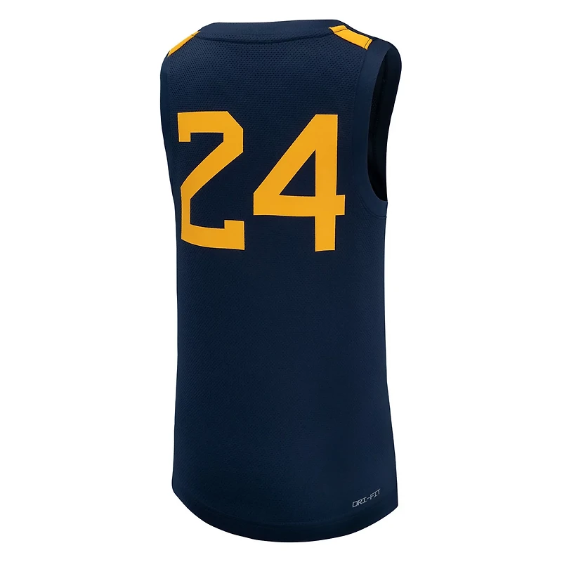 Youth Nike 24 West Virginia Mountaineers Team Replica Basketball Jersey