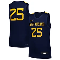 Youth Nike 25 West Virginia Mountaineers Replica Basketball Jersey