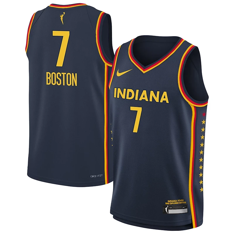 Youth Nike Aliyah Boston Indiana Fever Explorer Swingman Jersey