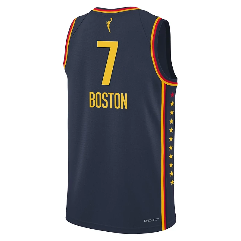 Youth Nike Aliyah Boston Indiana Fever Explorer Swingman Jersey