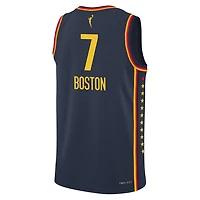 Youth Nike Aliyah Boston Indiana Fever Explorer Swingman Jersey