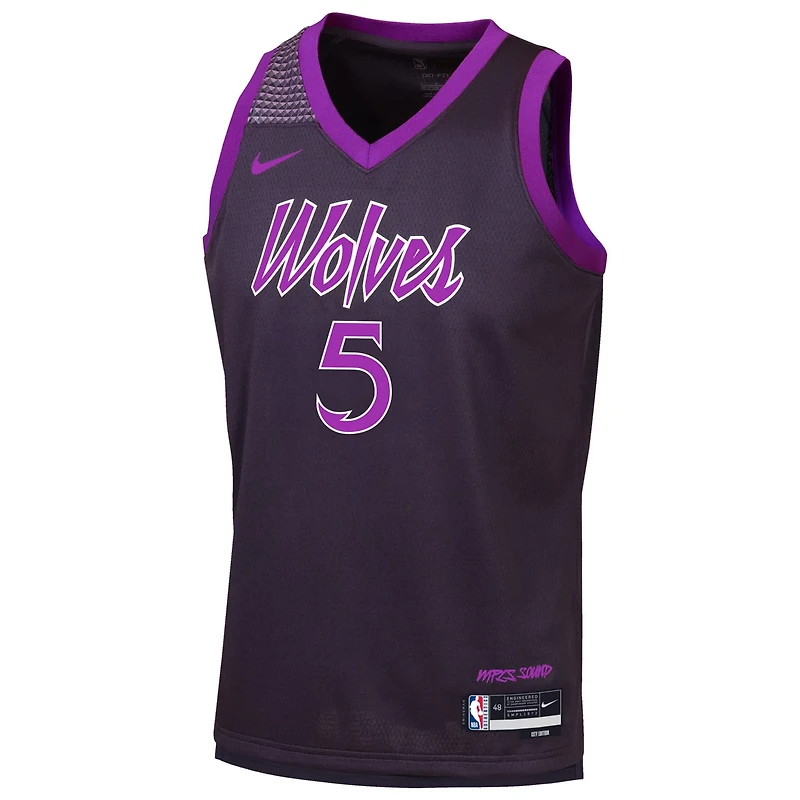 Youth Nike Anthony Edwards Minnesota Timberwolves 2025 26 City Edition Swingman Jersey