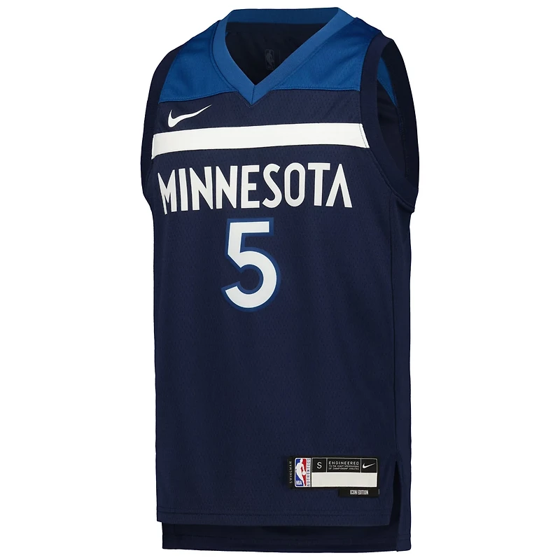 Youth Nike Anthony Edwards Minnesota Timberwolves Swingman Jersey - Icon Edition