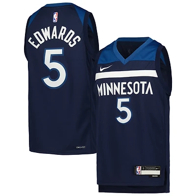 Youth Nike Anthony Edwards Minnesota Timberwolves Swingman Jersey - Icon Edition