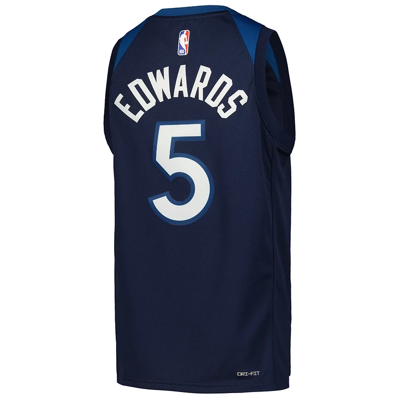 Youth Nike Anthony Edwards Minnesota Timberwolves Swingman Jersey - Icon Edition