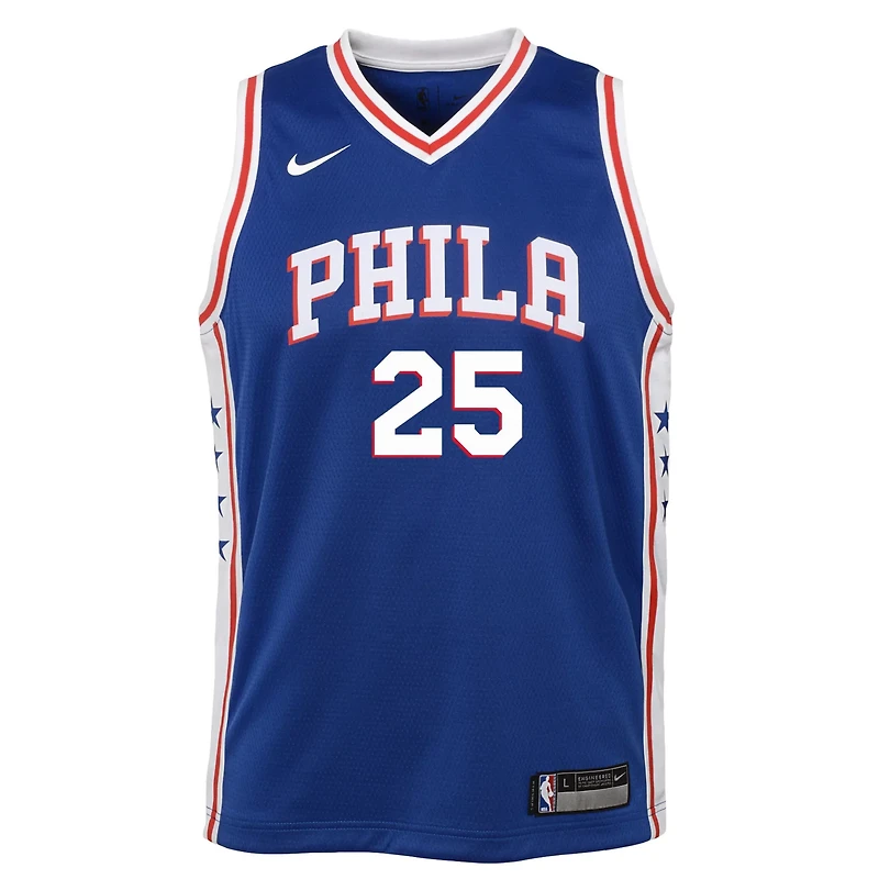 Youth Nike Ben Simmons Philadelphia 76ers Swingman Jersey - Icon Edition