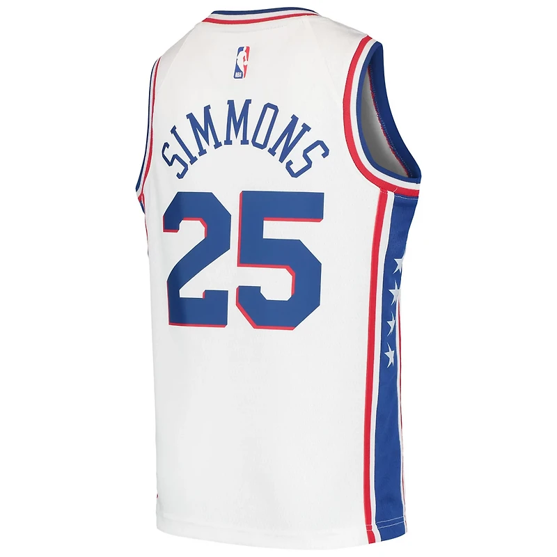Youth Nike Ben Simmons Philadelphia 76ers Swingman Jersey