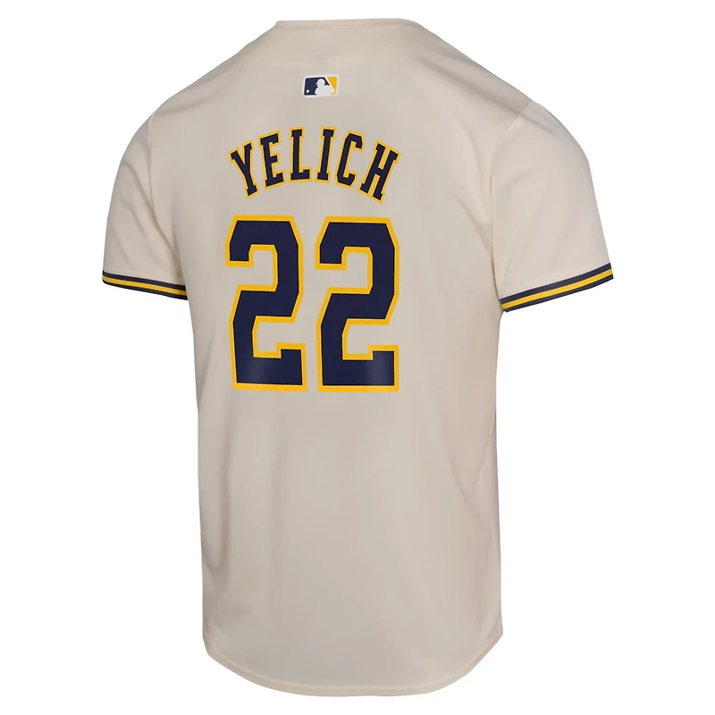 Youth Nike Christian Yelich Milwaukee Brewers Home Game Player Jersey