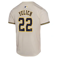Youth Nike Christian Yelich Milwaukee Brewers Home Game Player Jersey