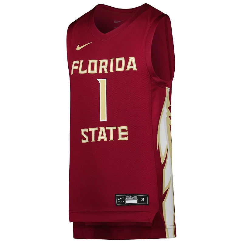 Youth Nike Florida State Seminoles Team Replica Basketball Jersey