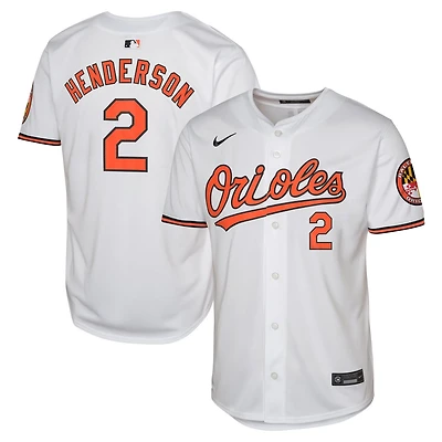 Youth Nike Gunnar Henderson Baltimore Orioles Home Limited Jersey