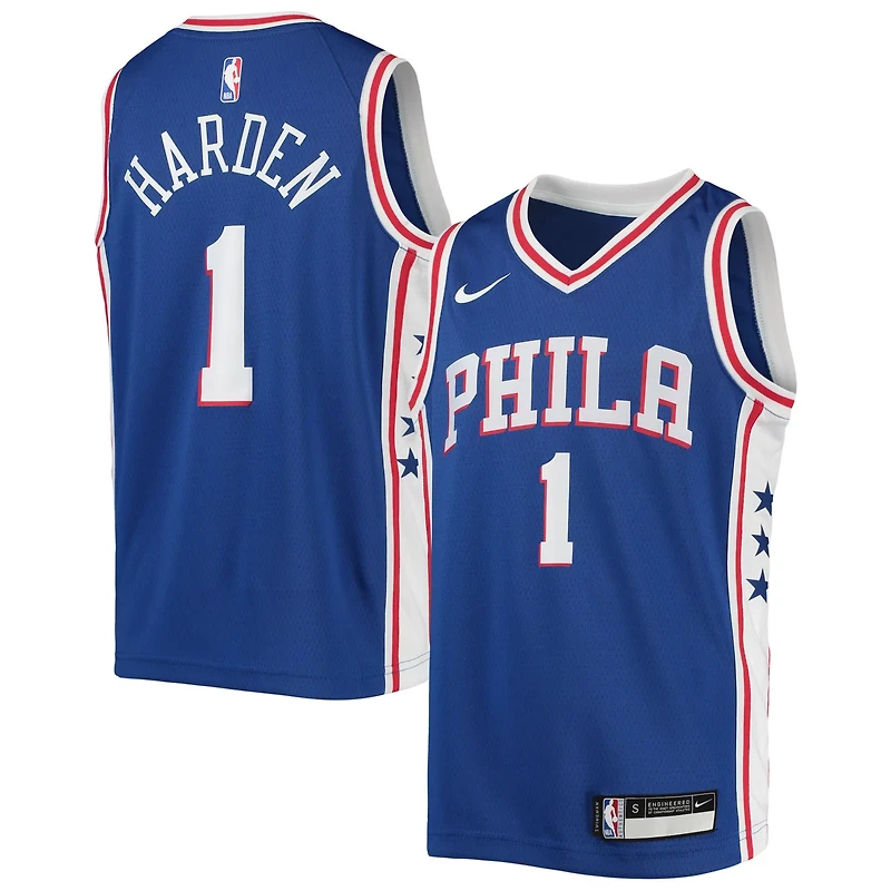 Youth Nike James Harden Philadelphia 76ers Swingman Jersey - Icon Edition