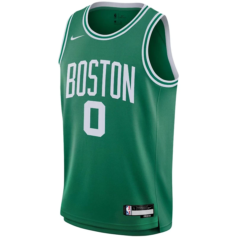 Youth Nike Jayson Tatum Kelly Boston Celtics Swingman Jersey - Icon Edition