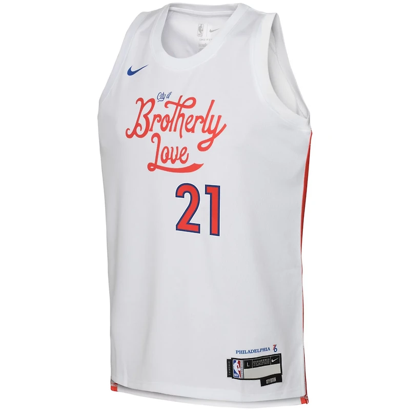 Youth Nike Joel Embiid Philadelphia 76ers 2022/23 Swingman Jersey - City Edition