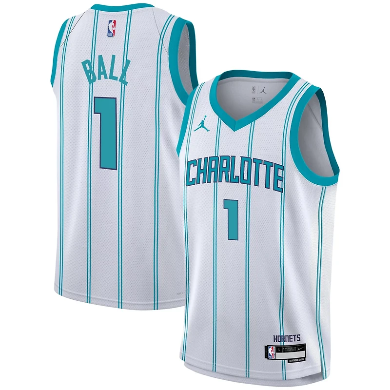 Youth Nike LaMelo Ball Charlotte Hornets Swingman Jersey - Association Edition