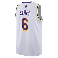 Youth Nike LeBron James Los Angeles Lakers Swingman Jersey - Association Edition