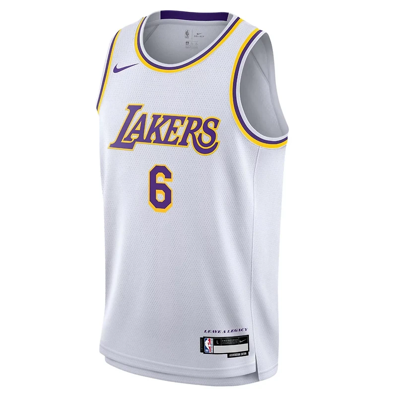 Youth Nike LeBron James Los Angeles Lakers Swingman Jersey - Association Edition