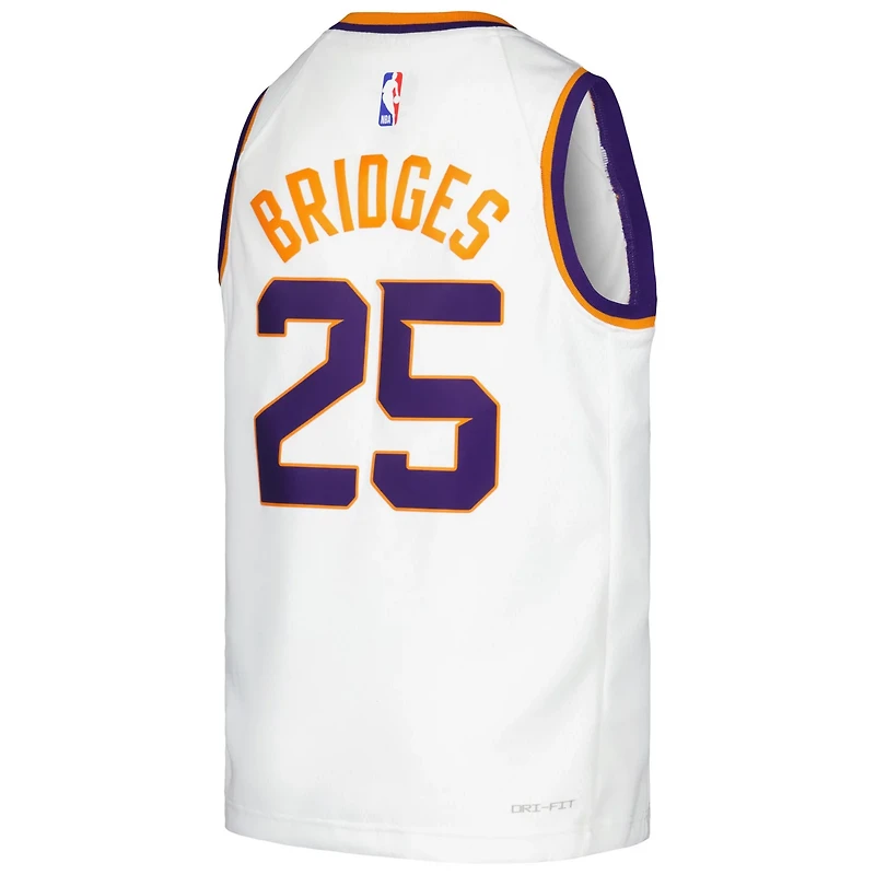 Youth Nike Mikal Bridges Phoenix Suns Swingman Jersey - Association Edition