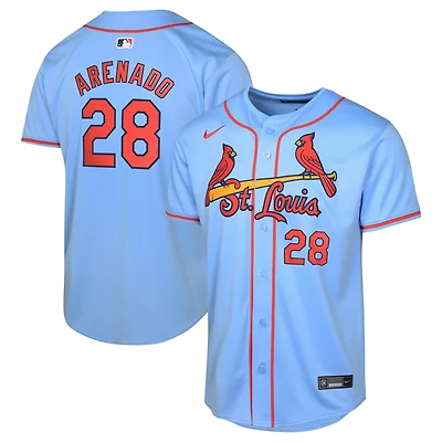 Youth Nike Nolan Arenado Light St Louis Cardinals Alternate Limited Player Jersey