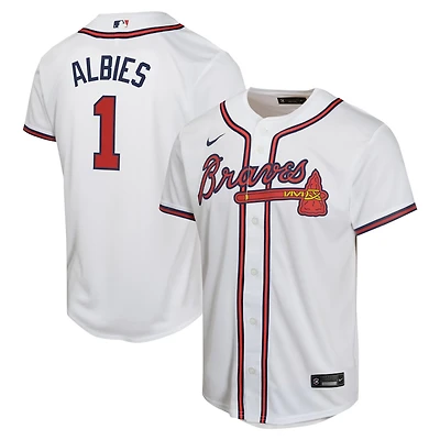 Youth Nike Ozzie Albies Atlanta Braves Home Game Player Jersey