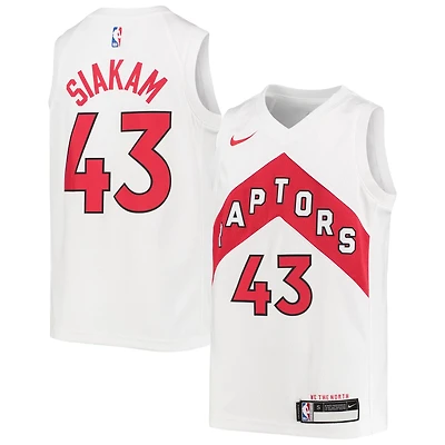 Youth Nike Pascal Siakam Toronto Raptors Swingman Jersey - Association Edition