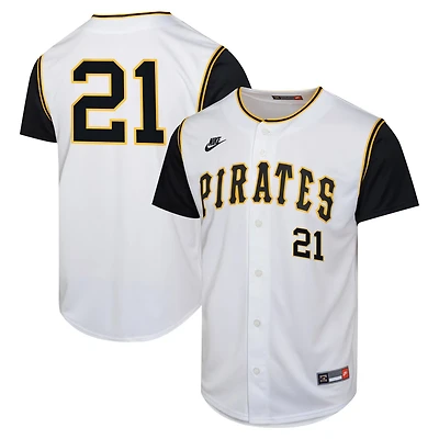 Youth Nike Roberto Clemente Pittsburgh Pirates Cooperstown Collection Limited Player Jersey