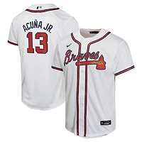 Youth Nike Ronald Acua Jr Atlanta Braves Home Game Player Jersey