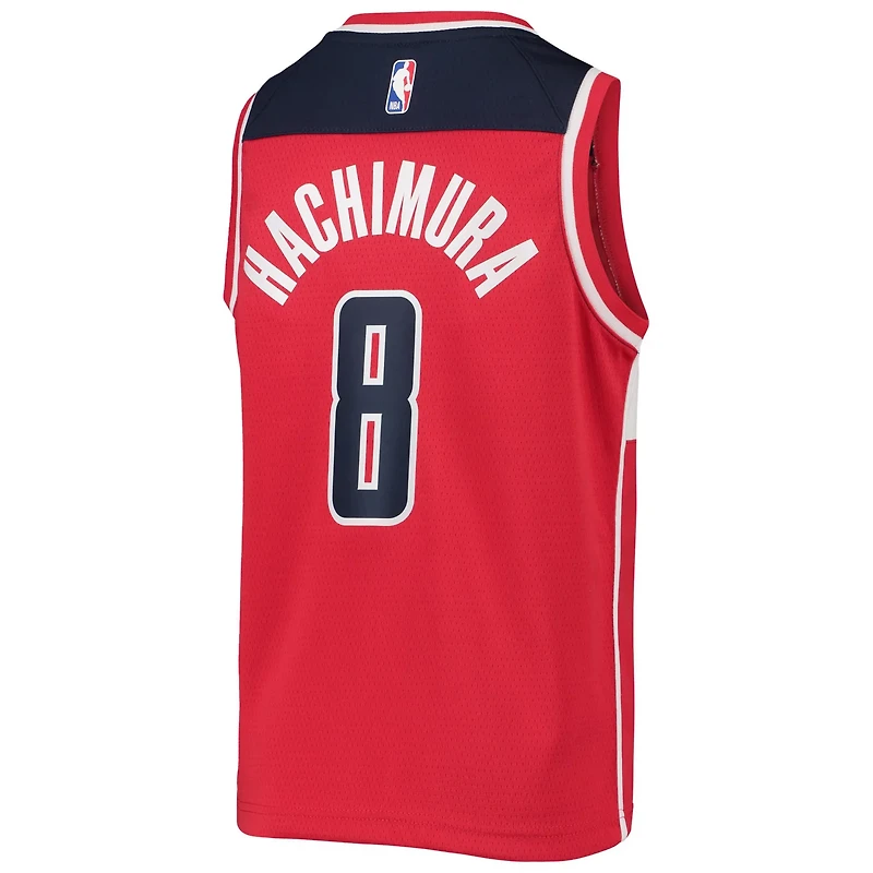 Youth Nike Rui Hachimura Washington Wizards Team Swingman Jersey