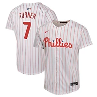Youth Nike Trea Turner Philadelphia Phillies Home Game Player Jersey