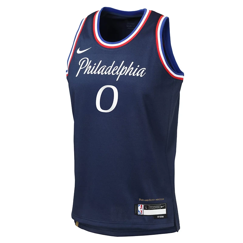 Youth Nike Tyrese Maxey Philadelphia 76ers 2025 26 City Edition Swingman Jersey
