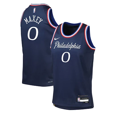 Youth Nike Tyrese Maxey Philadelphia 76ers 2025 26 City Edition Swingman Jersey