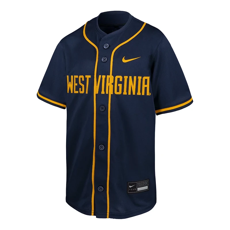 Youth Nike West Virginia Mountaineers Limited Baseball Jersey