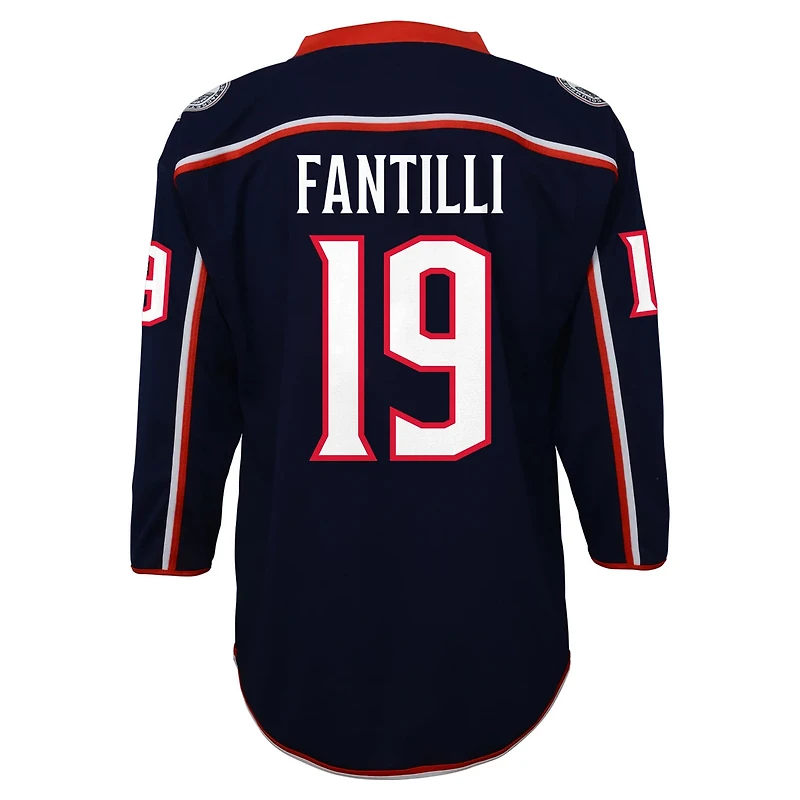 Youth Outerstuff Adam Fantilli Columbus Jackets Alternate Replica Player Jersey