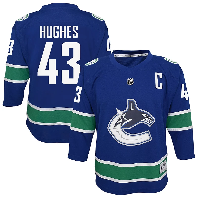 Youth Quinn Hughes Vancouver Canucks Alternate Replica Player Jersey