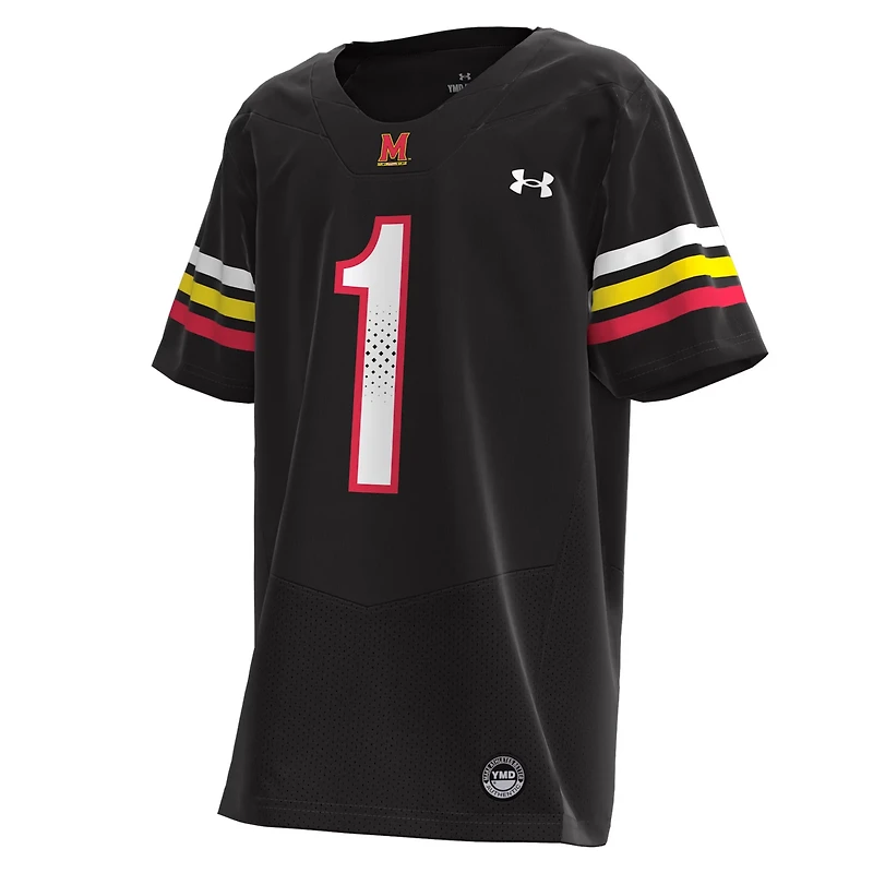 Youth Under Armour 1 Maryland Terrapins Replica Football Jersey