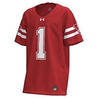 Youth Under Armour 1 Wisconsin Badgers 1980 Throwback Home Replica Game Jersey