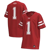 Youth Under Armour 1 Wisconsin Badgers 1980 Throwback Home Replica Game Jersey