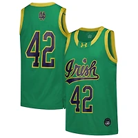 Youth Under Armour 42 Notre Dame Fighting Irish Replica Basketball Jersey