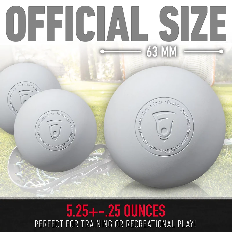 Franklin Lacrosse Balls 6-Pack