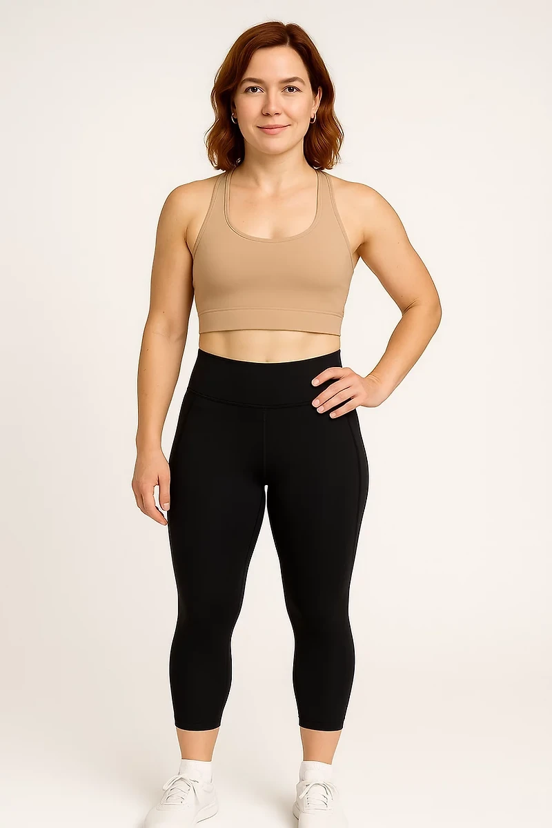 BCG Women's Hi-Rise Crop Leggings