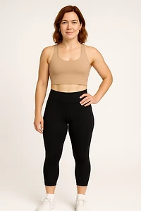 BCG Women's Hi-Rise Crop Leggings