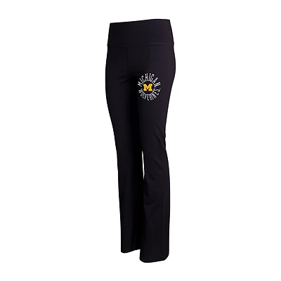 Concepts Sport Michigan Wolverines Enclave Tri-Blend Flared Leggings