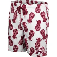 Colosseum /Maroon Mississippi State Bulldogs Pineapple Swim Shorts