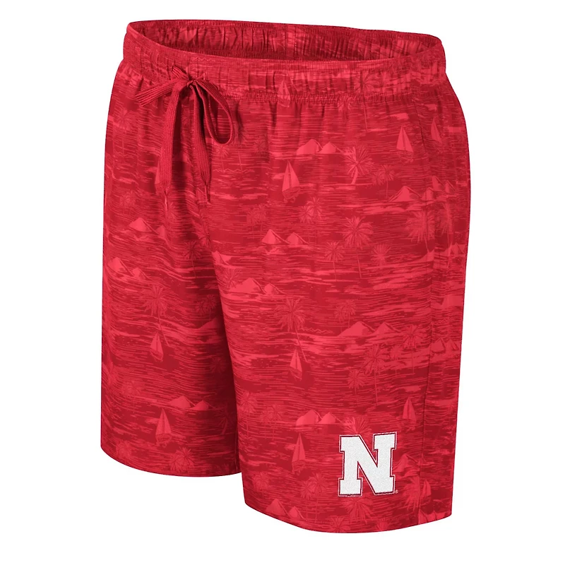 Colosseum Nebraska Huskers Ozark Swim Shorts