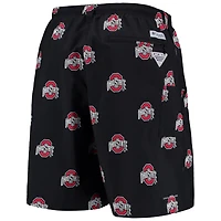 Columbia Ohio State Buckeyes PFG Backcast II 8" Omni-Shade Hybrid Shorts