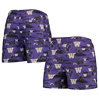 FOCO Washington Huskies Island Palm Swim Trunks