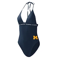G-III 4Her by Carl Banks Michigan Wolverines Full Count One-Piece Swimsuit