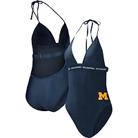 G-III 4Her by Carl Banks Michigan Wolverines Full Count One-Piece Swimsuit